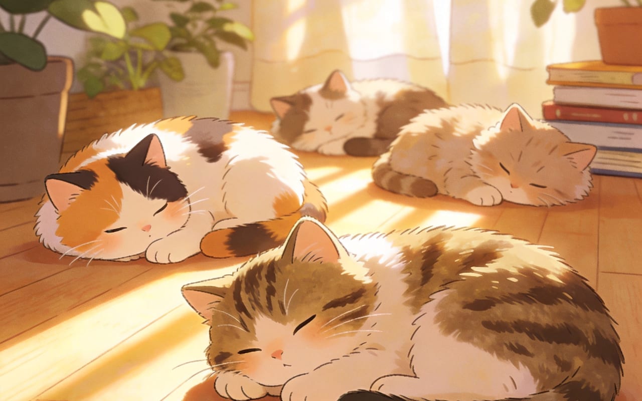 【高清壁纸】猫咪治愈合集：20张把铲屎官的心都萌化的猫咪美图，手机电脑都有