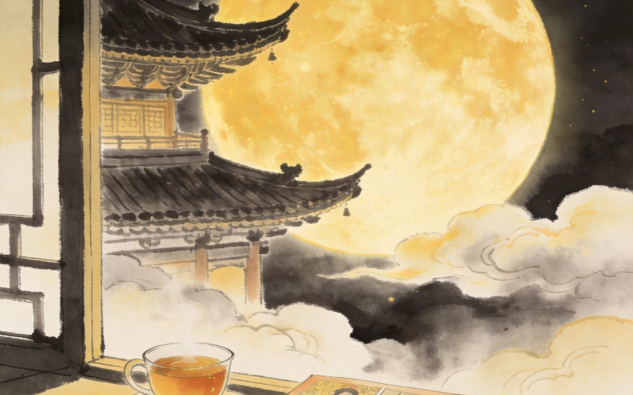 中秋月圆｜古风满月高清壁纸合集（手机+电脑）